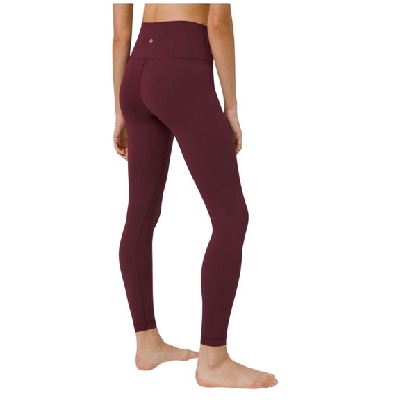 LULULEMON Wunder Under High-Rise Tight 28" Full-On Luxtreme Cassis Size 2 - Picture 2 of 9